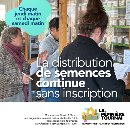 Distribution de semences, sans inscription